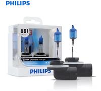Philips Diamond Vision 881 12.8V 27W PGJ13 5000K Bianco puro Alogene Lampade per auto Fendinebbia Aggiornamento originale Lampadina H27 881DVS2