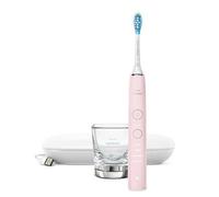 Philips DiamondClean 9000 Sonicare Spazzolino Elettrico Sonico Rosa con App e custodia da viaggio HX9911/29