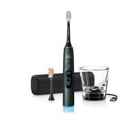 Philips Sonicare Next-Generation DiamondClean 9000 Spazzolino elettrico - con Feedback di copertura totale, Feedback di pressione, 21 impostazioni, verde scuro, HX9214/84
