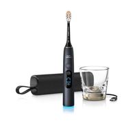 Philips Sonicare Next-Generation DiamondClean 9900 Prestige Spazzolino elettrico - con SenseIQ, Feedback di copertura totale, Feedback di pressione, 24 impostazioni, nero quarzo, HX9813/92