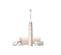 Philips DiamondClean Prestige 9900 Sonicare Spazzolino Elettrico Sonico con SenseIQ e App, con custodia da Viaggio, colorazione Champagne HX9992/11