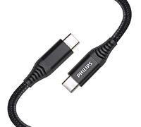 PHILIPS DLC5204C/00 - Cavo 3 in 1 Lightning/USB-C/Micro USB - 1,2 metri - per iPhone, iPad, Samsung e altri - Nero