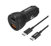 Philips DLP2521C/00 - Caricabatteria da auto, colore: Nero