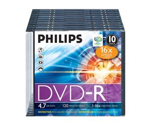Philips DM4S6S10F/00 Dischi vuoti DVD-R 10er