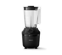 Philips Domestic Appliances Frullatore Con Base, 450 Watt, Tecnologia Problend, 1,9 Litri Serbatoio In Plastica, Incl. Bottiglia Per Bere, Nero, HR2041/41