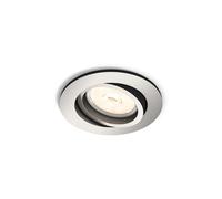 Philips Lighting Donegal Faretto da Incasso, Attacco GU10, Rotonda, Cromato Satinato