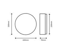 Philips Doris CL257 lampada a soffitto LED, 8719514326583, Doris [Lampade per Esterni > Lampade a Soffitto]