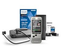 Philips DPM7700/03 - Set completo per autore e assistenza, registratore vocale DPM7200, interruttore a pedale ACC2330, cuffie stereo LFH0334, Software SpeechExec Basic (Abbonamento di 2 anni incluso)