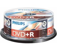 PHILIPS - Dr4s6b25f/00 - DVD+R 4.7gb (16x) Mandrino, 25 Confezione