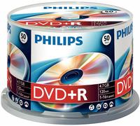 PHILIPS - Dr4s6b50f/00 - DVD+R 4.7gb (16x) Mandrino, 50 Confezione