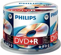 PHILIPS - Dr4s6b50f/00 - DVD+R 4.7gb (16x) Mandrino, 50 Confezione