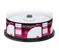 Philips DR8I8B25F/00 DVD+R 8.5 GB, Stampabile, Confezione da 25 Pezzi