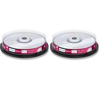 Philips Dvd+R 16X 120M 4 7Gb Cf.10 Campana (Confezione da 2)