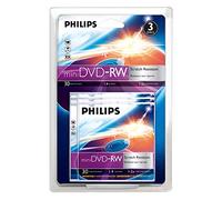 Philips DVD-RW 1.4GB 8CM - Confezione da 3