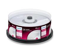 Philips DVD+RW 4.7 GB, 120 minuti, 4X, Confezione da 25 Pezzi