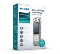 Philips Voice Tracer DVT4110/00 dittafono Flash card Cromo, Argento