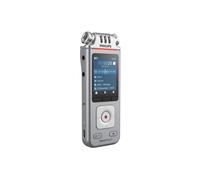 Philips DVT4110 Registratore audio digitale VoiceTracer 3MIC da 8 GB con app per smartphone - Argento/Cromo
