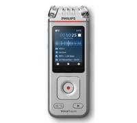 Philips DVT4115 Digital Voice Tracer Flash card Cromo, Argento (Philips DVT4115