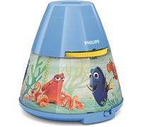 Philips e Disney Finding Dory Lampada da Tavolo Proiettore LED, Blu Scuro