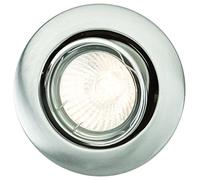 Philips Faretto da incasso singolo orientabile Enif Nickel senza lampadina 50 W