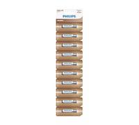 Philips Entry Alkaline AAA 10 pcs Tear Card Blister