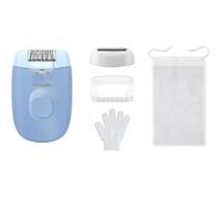 Philips Epilator Series 4000 BRE247/00, 2 velocità, luce LED, blu
