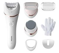 PHILIPS - Epilator Series 8000 BRE730/10 Wet & Dry Colore Rosa /Bianco