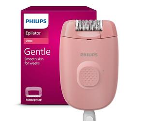 Philips Epilatore Serie 2000, epilatore con cavo per gambe e corpo, dispositivo di depilazione per donne, modello BRE227/00
