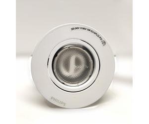 PHILIPS faretto da incasso bianco cod.57977/31/16 portalampade GU10