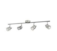 PHILIPS MERANTI FARETTO 4 LUCI NICKEL IN METALLO CROMATO OPACO 4 LUCI 4X35 W 5