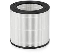 Philips Filtro di ricambio originale per il purificatore d'aria AC0650, NanoProtect HEPA, 12 mesi, indicatore a vita, nero/bianco (FY0611/30)