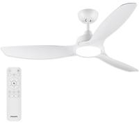PHILIPS Fixed-Blade, Ventilatore a soffitto LED, 3 Pale da 132 cm, Bianco