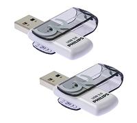 Philips - Flash Drive USB 3.0 32 GB Vivid Edition Grey 2 pezzi