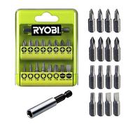 Ryobi Set di punte Torx, Philips, Flat e Pozidriv – 17 mm, 25 mm