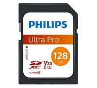 Philips FM12SD65B - Scheda di memoria flash - 128 GB - Classe video V30 / UHS-I U3 / Classe 10 - SDXC UHS-I (FM12SD65B/00)