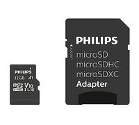 Philips FM32MP45B Carte mémoire flash (adaptateur microSDHC SD inclus(e)) 32 Go Class 10 microSDHC UHS I