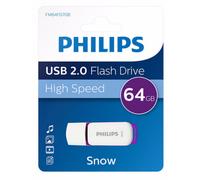 Philips Chiavetta Usb Usb 2.0 64gb Snow One Size White / Purple
