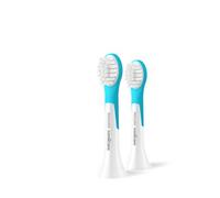 PHILIPS Sonicare for Kids, testine di ricambio originali per i bambini dai 3 anni in su, confezione da 2, HX6032/90, Nuovo, 2 Testine