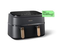 Philips 3000 series Airfryer doppio cestello, friggitrice ad aria da 9.0L, 12 metodi di cottura, App per ricette NA352/00