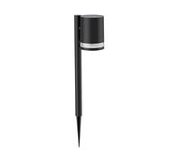 Lampada da base Philips Outdoor Solar Fyce Spiess 1,5 W, sensore di luce diurna, nera