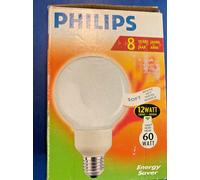 PHILIPS G95 Soft White 230-240V E27 8000h 600lm 12W Globo Lampada