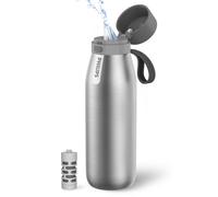 Philips GoZero Everyday Insulated Stainless Steel Water Bottle with Philips Everyday Tap Water Filter BPA Free Transform Tap Water into Healthy Tastie