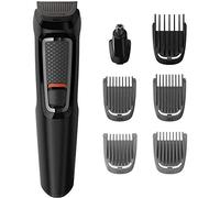 Philips Grooming Kit serie3000 MG3720/15 Tagliacapelli, Regolabarba uomo, Rifinitore Baffi/Naso/Orecchie, 7in1