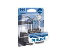 Lampada alogena PHILIPS H4 WhiteVision Ultra 12V, 60/55W