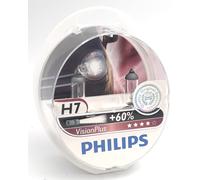 Philips H7 VisionPlus Lampada Fari +60% 12V Kit 2 Pezzi