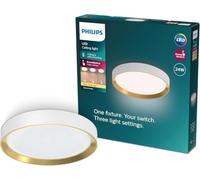 Philips Hanno, Plafoniera sffitto LED, Bianco | Luce bianca calda, SceneSwitch, 24 W, Intensità regolabile, 2800 lm, 2700 K, EyeComfort, IP20, Facile da installare