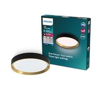 Philips Hanno soffitto SceneSwitch, rotondo, 24W, 2800Lm, 4000K, nero, IP20