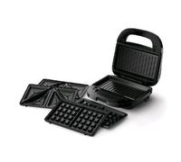 PHILIPS HD2350/80 PIASTRA ELETTRICA 750W TOSTAPANE CON 3 SET DI PIASTRE ANTIADER