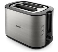 Philips Viva Collection HD2650/90 Tostapane - 2 fette, fessura ampia, metallo