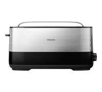 Philips Home HD2692/90 Viva Tostapane lungo acciaio inox, Nero